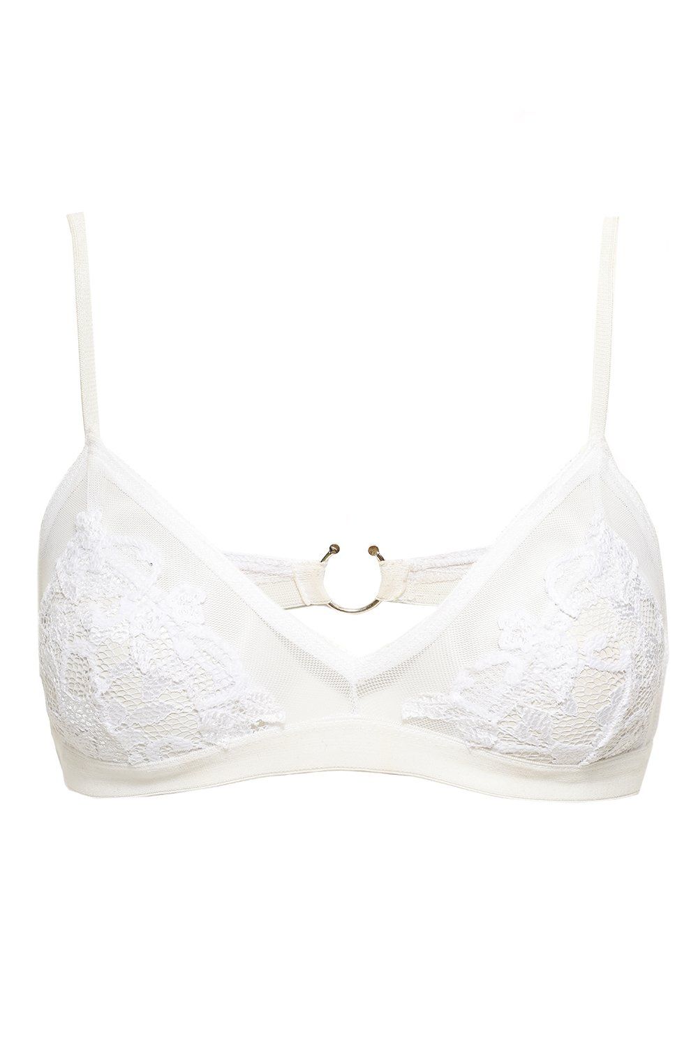 RAW IVORY 2.0 ITALIAN TULLE BRALETTE