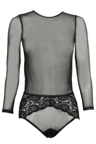 GEORGIE LONG SLEEVE LACE BODYSUIT